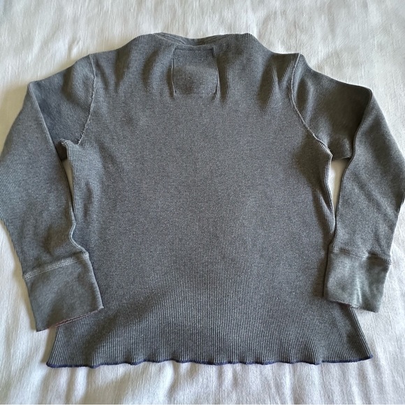 American Eagle Pullover Mens XL Thermal Waffle Knit Vintage Fit Grunge Preppy - Picture 2 of 7